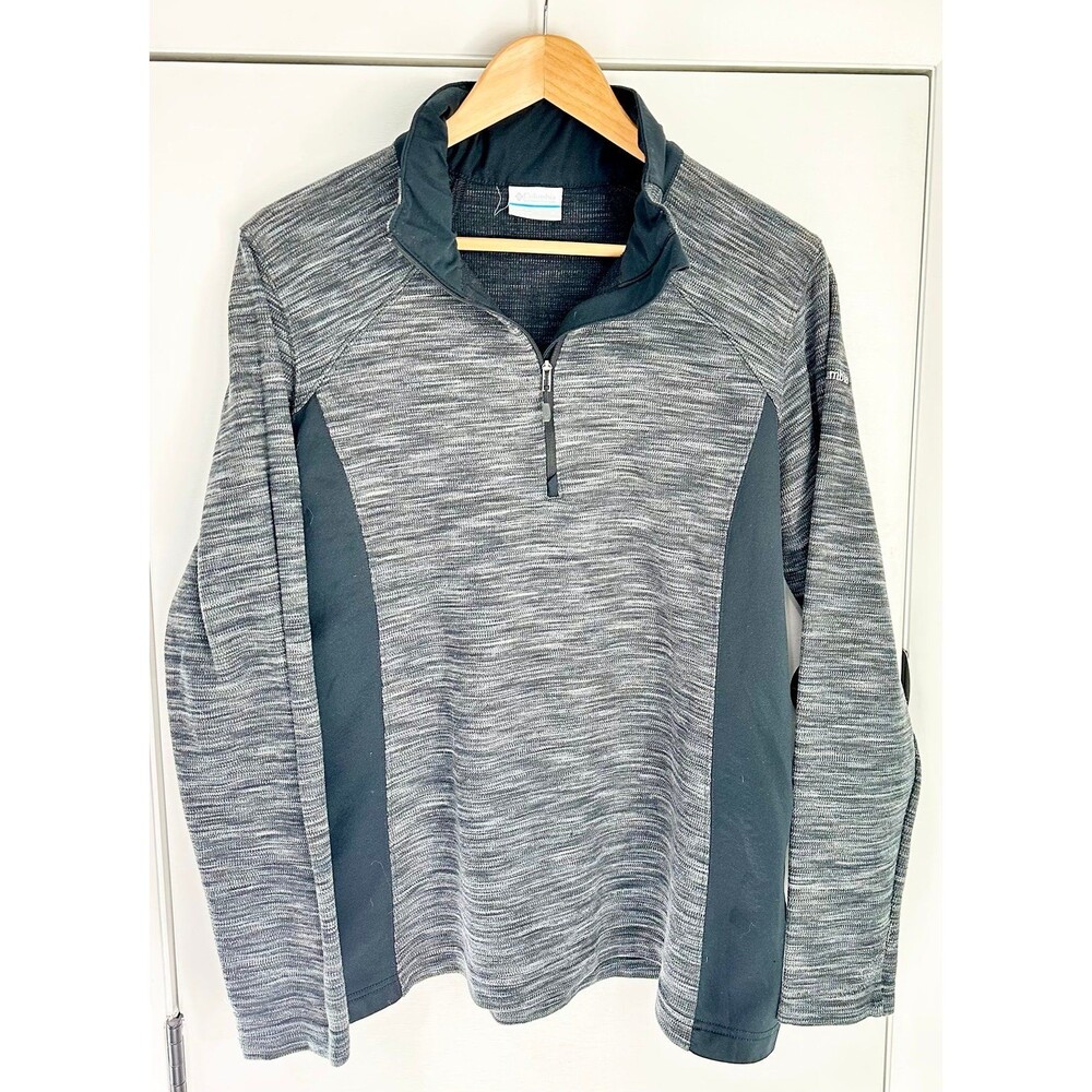 Black Columbia Quarter Zip Activewear Jacket Size XL